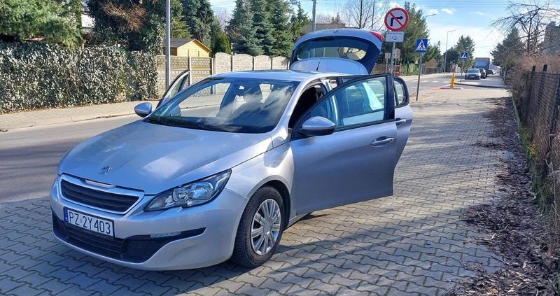 Peugeot 308 cena 26999 przebieg: 165000, rok produkcji 2013 z Luboń małe 352